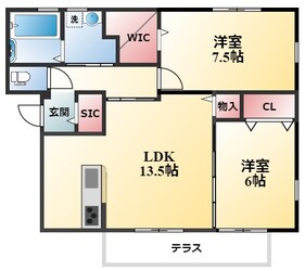 シェリエの物件間取画像